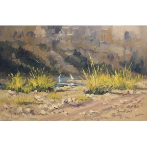 Tahir Bilal Ummi, 12 x 18 Inch, Oil on Canvas, Landscape Painting, AC-TBL-001